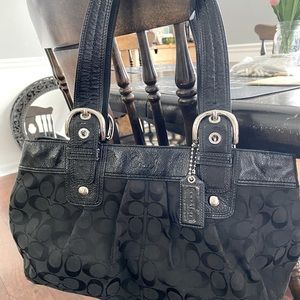 Coach black handbag